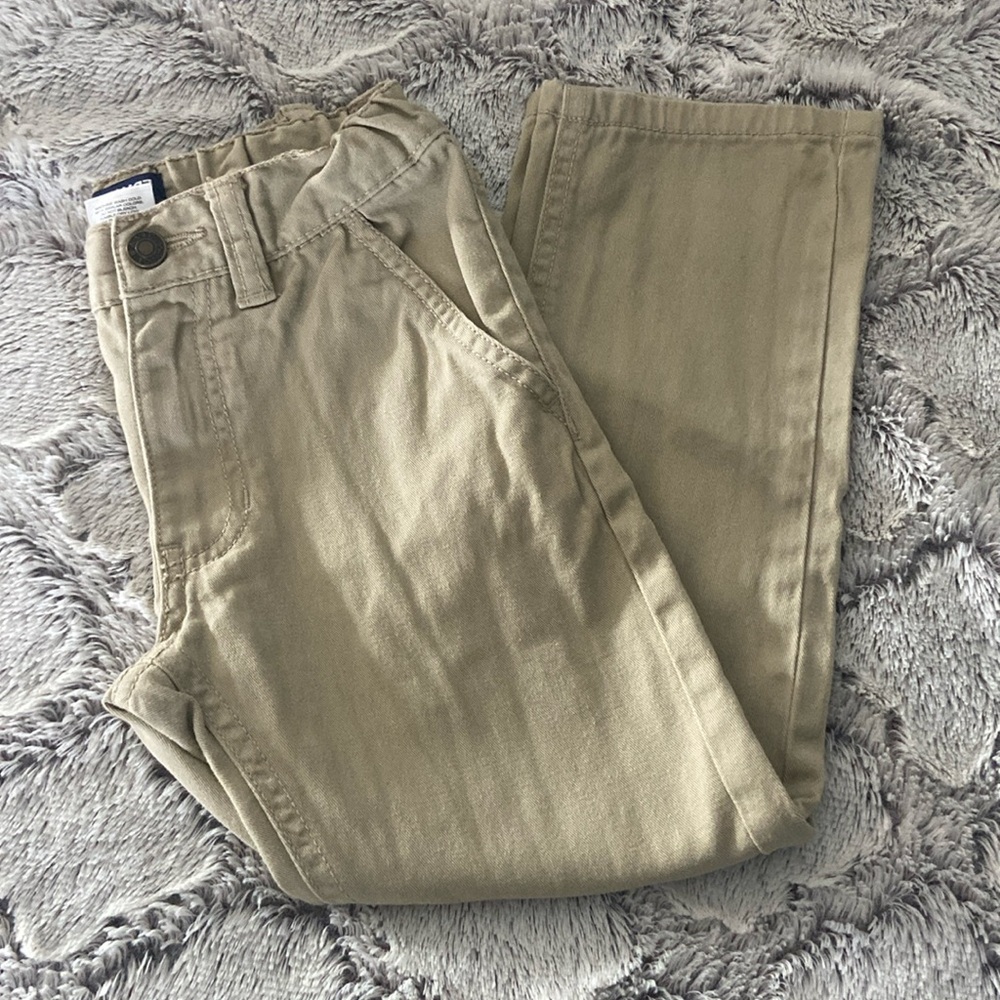 Basic Editions- Khaki Pants youth size 6